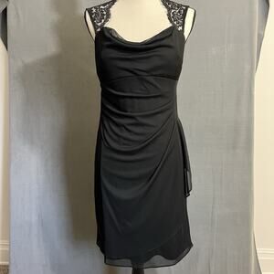 Y2K Dress Size‎ 6 Black Lace Whimsigoth Witchy Goth Sleeveless Party Homecoming